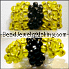 Beaded Tamago Egg Sushi Pattern