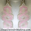 Pink Celtic Earrings