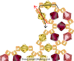 Bracelet step 17