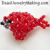 beaded red seal