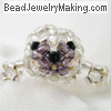 beaded silver seal frontview