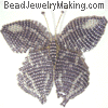 beaded butterfly