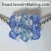 blue crystal pendant