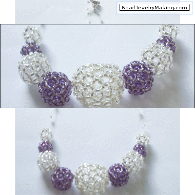 Beaded Ball Necklace