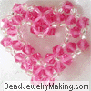 pink crystal heart
