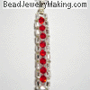red crystal pendant