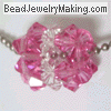 pink crystal pendant