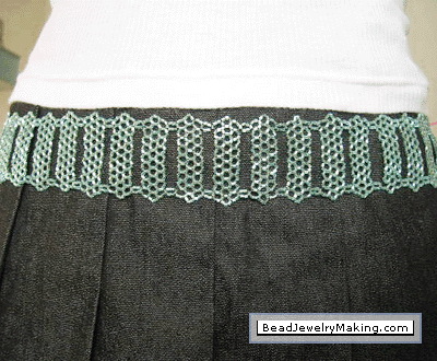 Turquoise Beaded Belt
